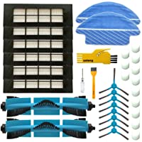 aotengou Accesorios para Cecotec Conga 3090 Robot Aspirador Repuestos Paquete de 2 cepillos Principales- 6 filtros Hepa…